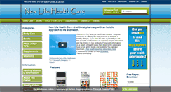 Desktop Screenshot of newlifehealthcare.co.uk
