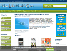 Tablet Screenshot of newlifehealthcare.co.uk